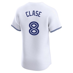 Jonatan Clase Men's Toronto Blue Jays White Elite Home Jersey