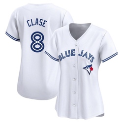 Jonatan Clase Women's Toronto Blue Jays White Limited Home Jersey