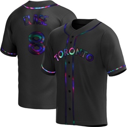 Jonatan Clase Youth Toronto Blue Jays Black Holographic Replica Alternate Jersey
