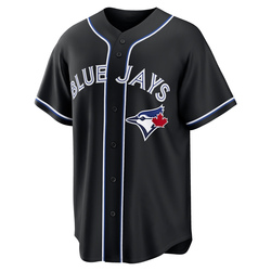 Jonatan Clase Youth Toronto Blue Jays Black Replica Fashion Out Jersey