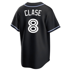 Jonatan Clase Youth Toronto Blue Jays Black Replica Fashion Out Jersey