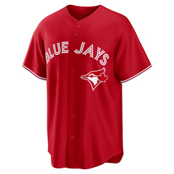 Jonatan Clase Youth Toronto Blue Jays Red Replica Canada Day Jersey