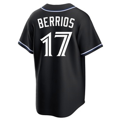 Jose Berrios Men's Toronto Blue Jays Black Replica Fashion Out Jersey