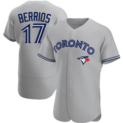 Jose Berrios Men's Toronto Blue Jays Gray Authentic Road Jersey