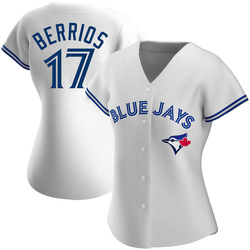 Jose Berrios Women's Toronto Blue Jays White Replica Home Jersey