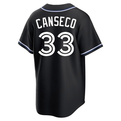 Jose Canseco Men's Toronto Blue Jays Black Replica Fashion Out Jersey