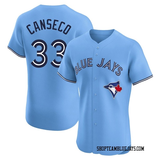 Jose Canseco Men's Toronto Blue Jays Blue Elite Powder Alternate Jersey