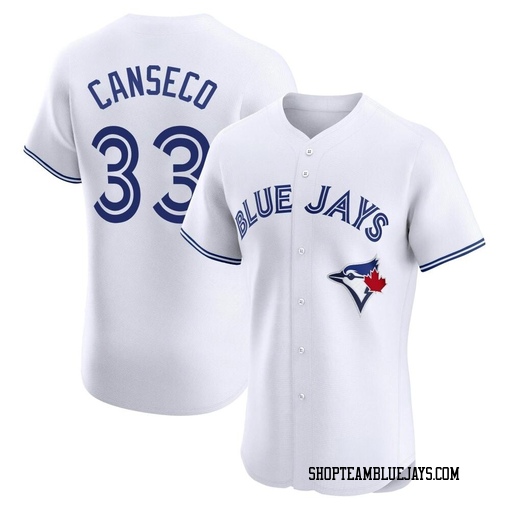 Jose Canseco Men's Toronto Blue Jays White Elite Home Jersey