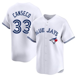 Jose Canseco Men's Toronto Blue Jays White Limited Home Jersey