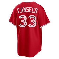 Jose Canseco Youth Toronto Blue Jays Red Replica Canada Day Jersey