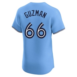 Juan Guzman Men's Toronto Blue Jays Blue Elite Powder Alternate Jersey