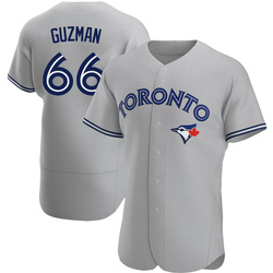 Juan Guzman Men's Toronto Blue Jays Gray Authentic Road Jersey