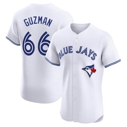 Juan Guzman Men's Toronto Blue Jays White Elite Home Jersey
