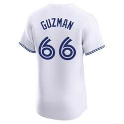 Juan Guzman Men's Toronto Blue Jays White Elite Home Jersey