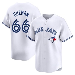 Juan Guzman Men's Toronto Blue Jays White Limited Home Jersey