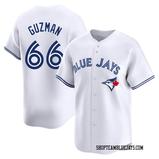Juan Guzman Men's Toronto Blue Jays White Limited Home Jersey
