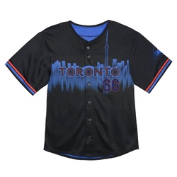 Juan Guzman Toddler Toronto Blue Jays Black Limited 2024 City Connect Jersey