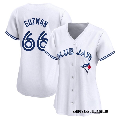 Juan Guzman Women's Toronto Blue Jays White Limited Home Jersey