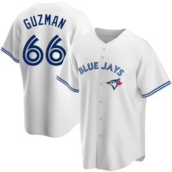 Juan Guzman Youth Toronto Blue Jays White Replica Home Jersey