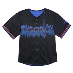 Kazuma Okamoto Toddler Toronto Blue Jays Black Limited 2024 City Connect Jersey