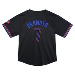 Kazuma Okamoto Toddler Toronto Blue Jays Black Limited 2024 City Connect Jersey