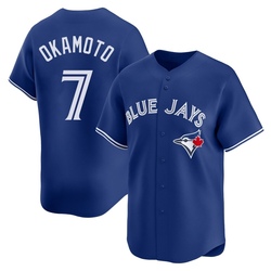 Kazuma Okamoto Youth Toronto Blue Jays Royal Limited Alternate Jersey