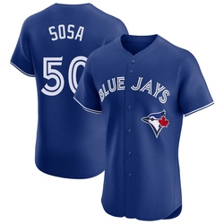 Lenyn Sosa Men's Toronto Blue Jays Royal Elite Alternate Jersey