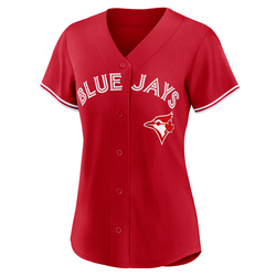 Lenyn Sosa Women's Toronto Blue Jays Red Replica Canada Day Jersey