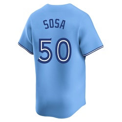 Lenyn Sosa Youth Toronto Blue Jays Blue Limited Powder Alternate Jersey