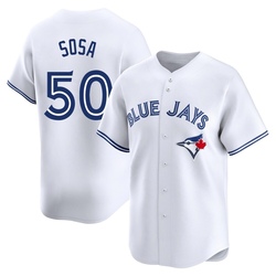 Lenyn Sosa Youth Toronto Blue Jays White Limited Home Jersey