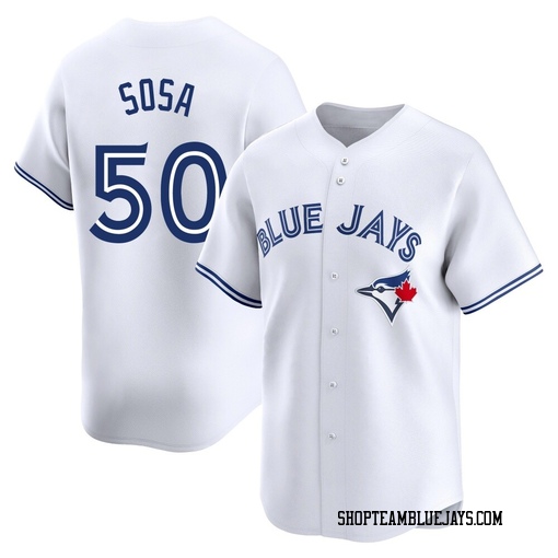 Lenyn Sosa Youth Toronto Blue Jays White Limited Home Jersey