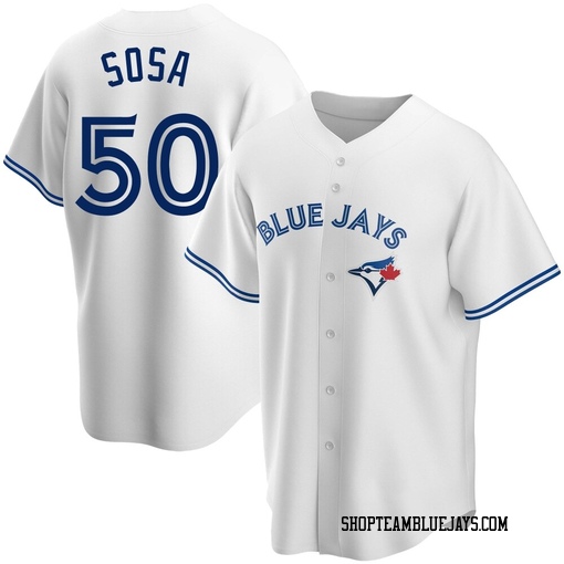 Lenyn Sosa Youth Toronto Blue Jays White Replica Home Jersey