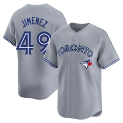 Leo Jimenez Men's Toronto Blue Jays Gray Limited Away Jersey