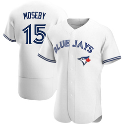 Lloyd Moseby Men's Toronto Blue Jays White Authentic Home Jersey