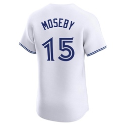 Lloyd Moseby Men's Toronto Blue Jays White Elite Home Jersey