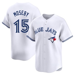 Lloyd Moseby Men's Toronto Blue Jays White Limited Home Jersey
