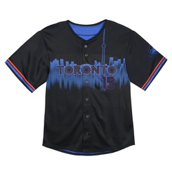 Lloyd Moseby Toddler Toronto Blue Jays Black Limited 2024 City Connect Jersey