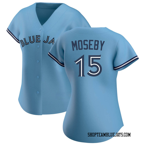 Lloyd Moseby Women's Toronto Blue Jays Blue Authentic Jersey