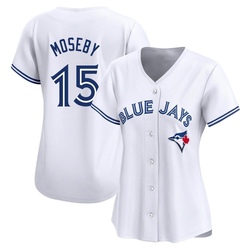 Lloyd Moseby Women's Toronto Blue Jays White Limited Home Jersey
