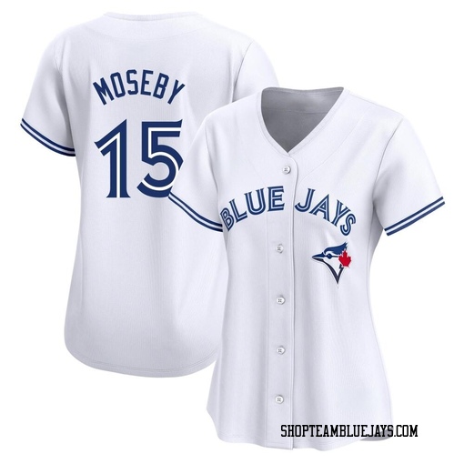 Lloyd Moseby Women's Toronto Blue Jays White Limited Home Jersey