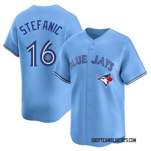 Michael Stefanic Men's Toronto Blue Jays Blue Limited Powder Alternate Jersey