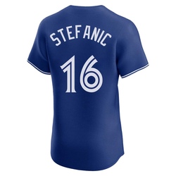 Michael Stefanic Men's Toronto Blue Jays Royal Elite Alternate Jersey