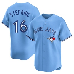 Michael Stefanic Youth Toronto Blue Jays Blue Limited Powder Alternate Jersey