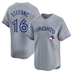 Michael Stefanic Youth Toronto Blue Jays Gray Limited Away Jersey