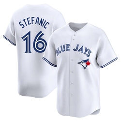 Michael Stefanic Youth Toronto Blue Jays White Limited Home Jersey