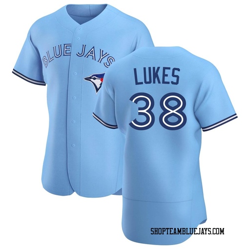 Nathan Lukes Men's Toronto Blue Jays Blue Authentic Powder Alternate Jersey