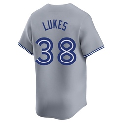 Nathan Lukes Men's Toronto Blue Jays Gray Limited Away Jersey