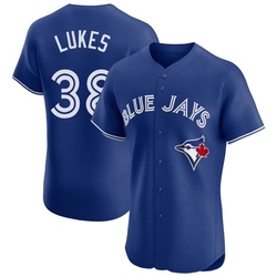 Nathan Lukes Men's Toronto Blue Jays Royal Elite Alternate Jersey