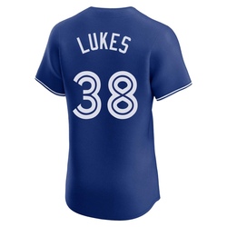 Nathan Lukes Men's Toronto Blue Jays Royal Elite Alternate Jersey