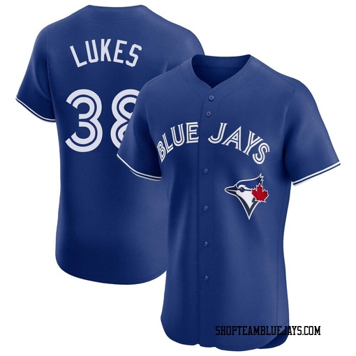 Nathan Lukes Men's Toronto Blue Jays Royal Elite Alternate Jersey
